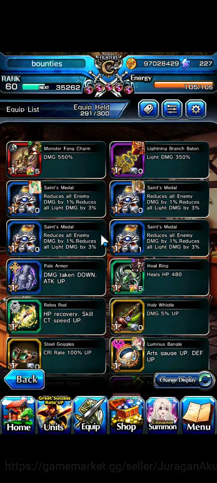 Grand Summoners Accounts Global|Rank 60|5 Ascend|Verzard Pursuer,War Hero F image 6