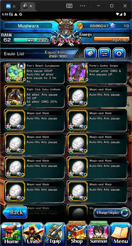 Grand Summoners Accounts Others GLOBAL|13 Ascend|Rank 62|S Miyu,Chloe TW,Rimuru TW,Sunraku,Index,LM Islid,Narberal,DIablo 11