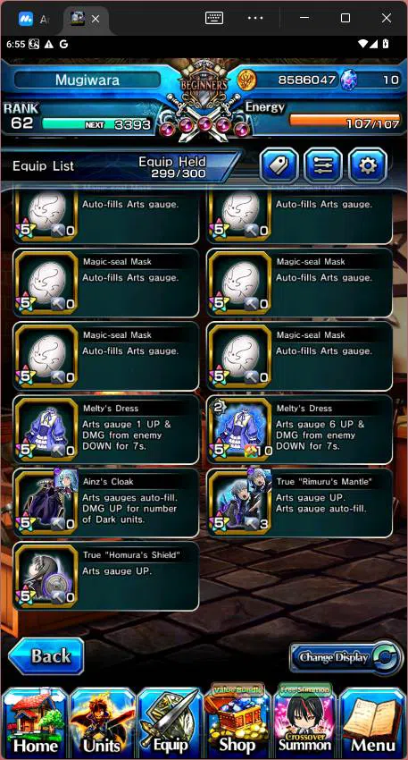Grand Summoners Accounts Others GLOBAL|13 Ascend|Rank 62|S Miyu,Chloe TW,Rimuru TW,Sunraku,Index,LM Islid,Narberal,DIablo 12