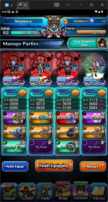 Grand Summoners Accounts Others GLOBAL|13 Ascend|Rank 62|S Miyu,Chloe TW,Rimuru TW,Sunraku,Index,LM Islid,Narberal,DIablo 5