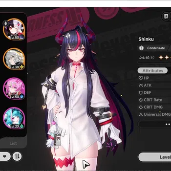 Neverness to Everness Accounts Global SEA|HL 34|TL 20|7 SSR 4 Limit [Shinku,Chaos,Lacrimosa,Hotori],FadiaA2,etc|1 Selector|4