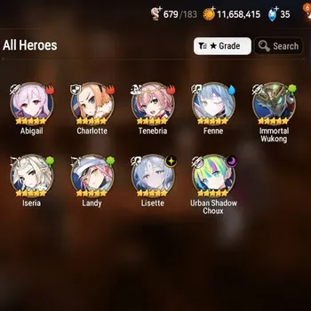 Epic Seven Accounts Starter Global Unverif|Starter|2 ML [Lisette,US Choux]+7*5 Char|250 MM|Abyss F46|Check SS|Stove(ES1325Z)