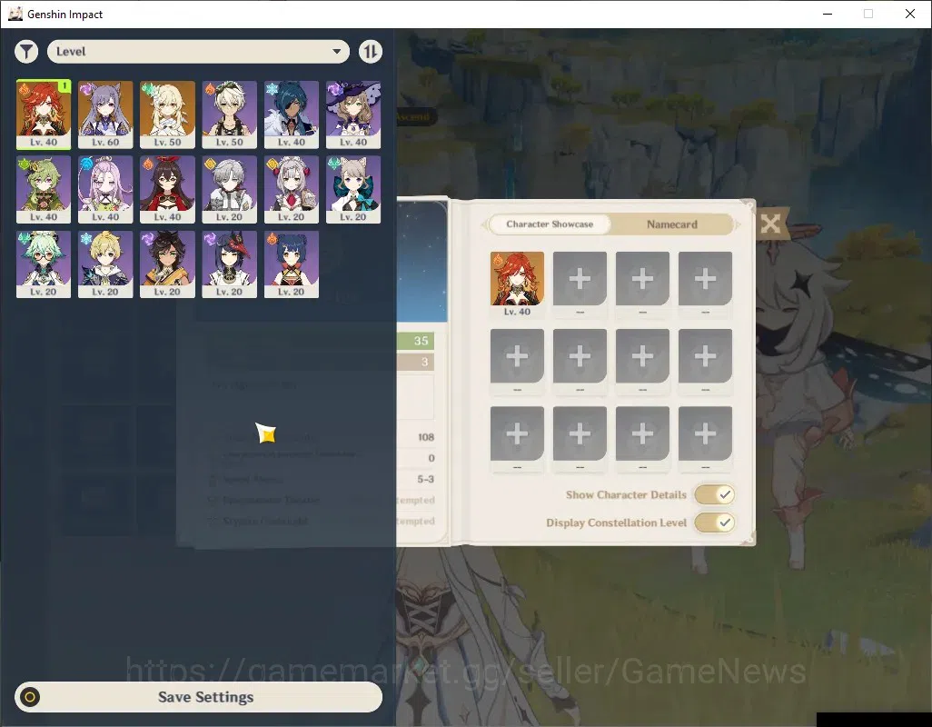Genshin Impact Accounts ASIA|AR 35|1 Limited + 1 (*5 Weapon)| Mavuika |Aqu image 2