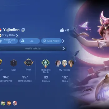 Honor of Kings Accounts Rare Skin Global Hero 88 Skin 107: 3 Blessed (Mai, Ukyo, Consort Yu) Limited Arli, Many Epic Ukyo