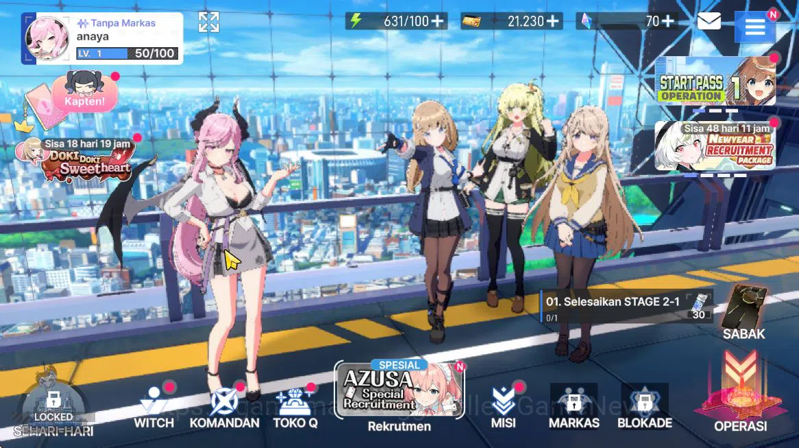 HEAVENHELLS: Anime Squad RPG Accounts [Global]Fresh Starter Lv 1|3 SSR 1 Top Tier Dark ( image 5