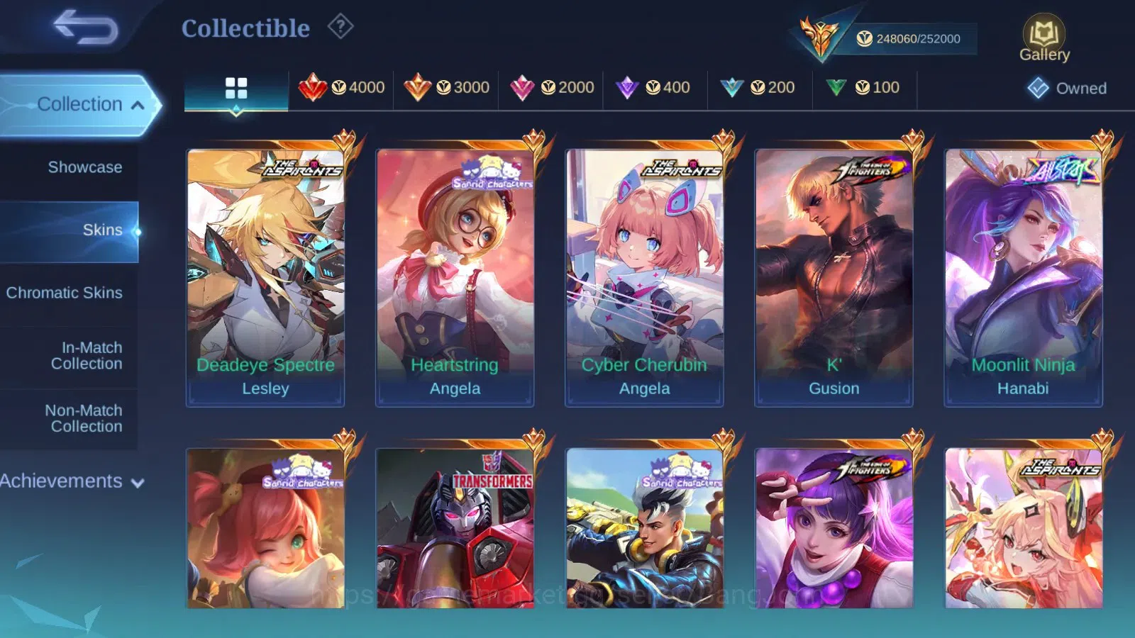 Mobile Legends: Bang Bang Accounts Hero 131|Skin 574 Legend Franco Lesley GS Lunox Va image 10