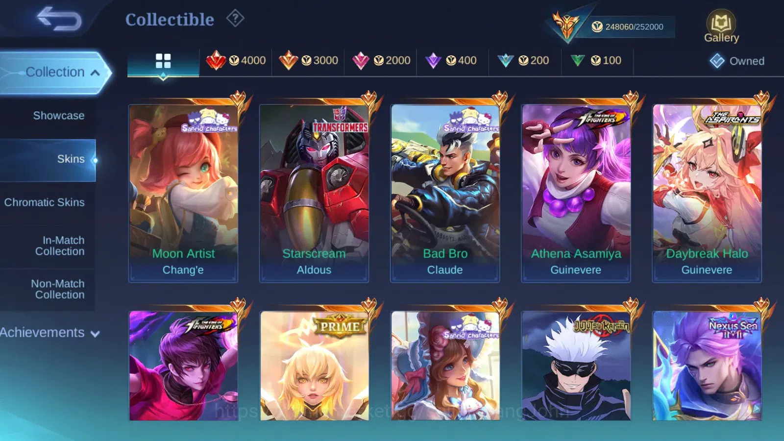 Mobile Legends: Bang Bang Accounts Hero 131|Skin 574 Legend Franco Lesley GS Lunox Va image 11