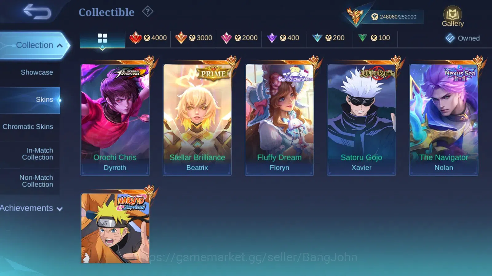 Mobile Legends: Bang Bang Accounts Hero 131|Skin 574 Legend Franco Lesley GS Lunox Va image 12
