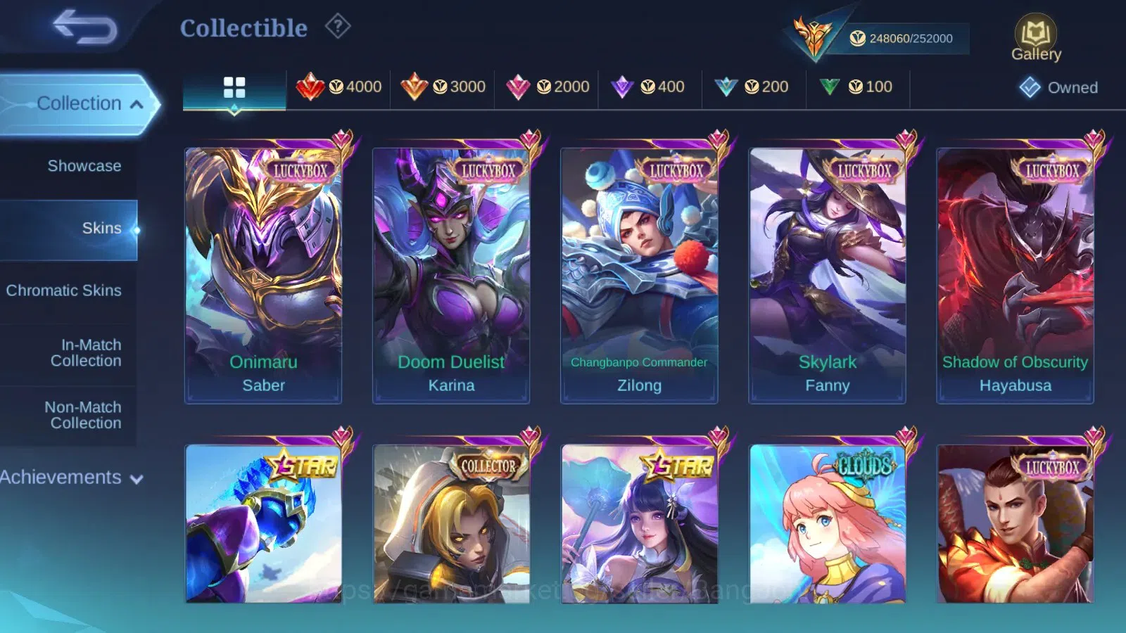 Mobile Legends: Bang Bang Accounts Hero 131|Skin 574 Legend Franco Lesley GS Lunox Va image 14