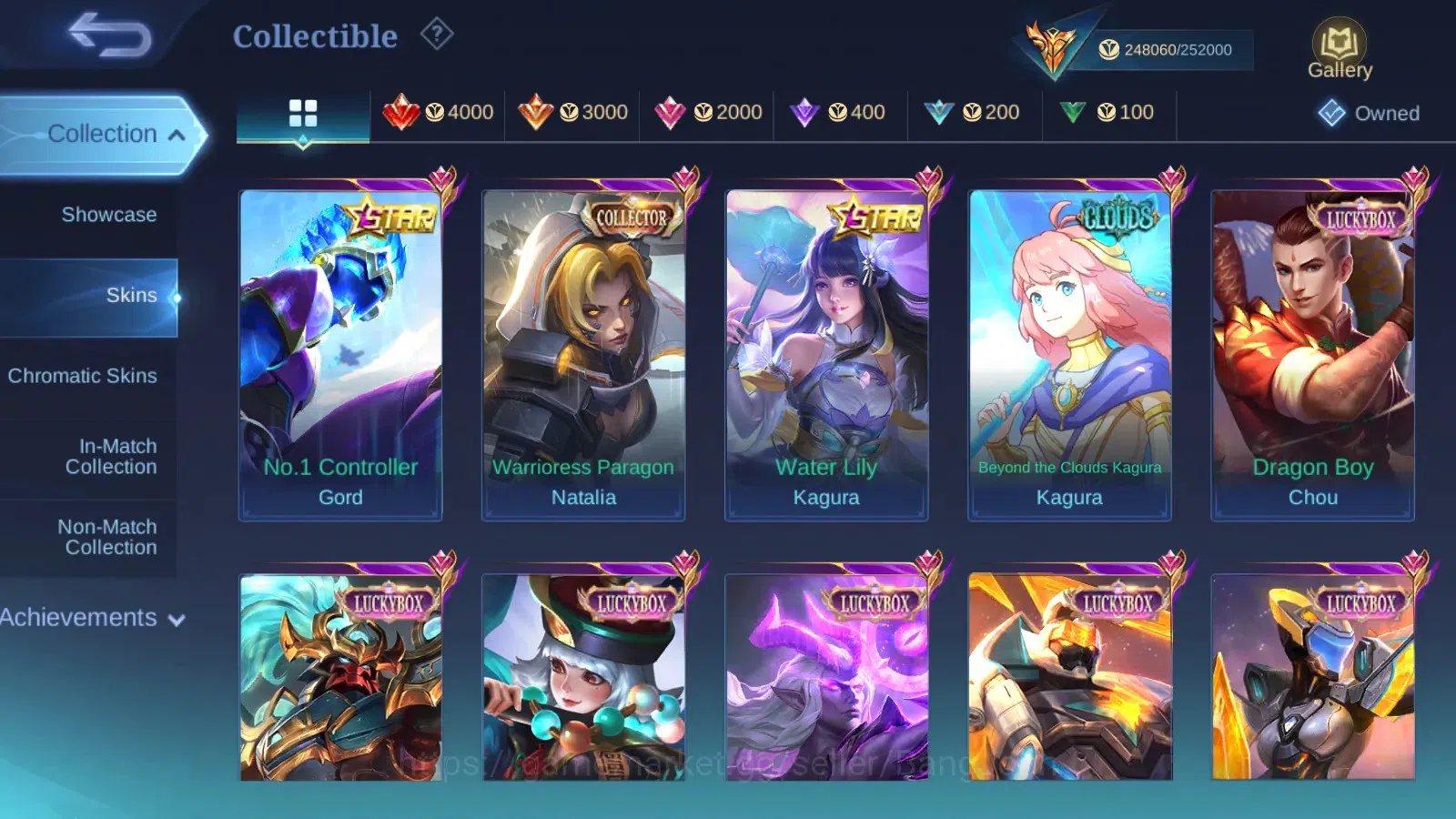Mobile Legends: Bang Bang Accounts Hero 131|Skin 574 Legend Franco Lesley GS Lunox Va image 15