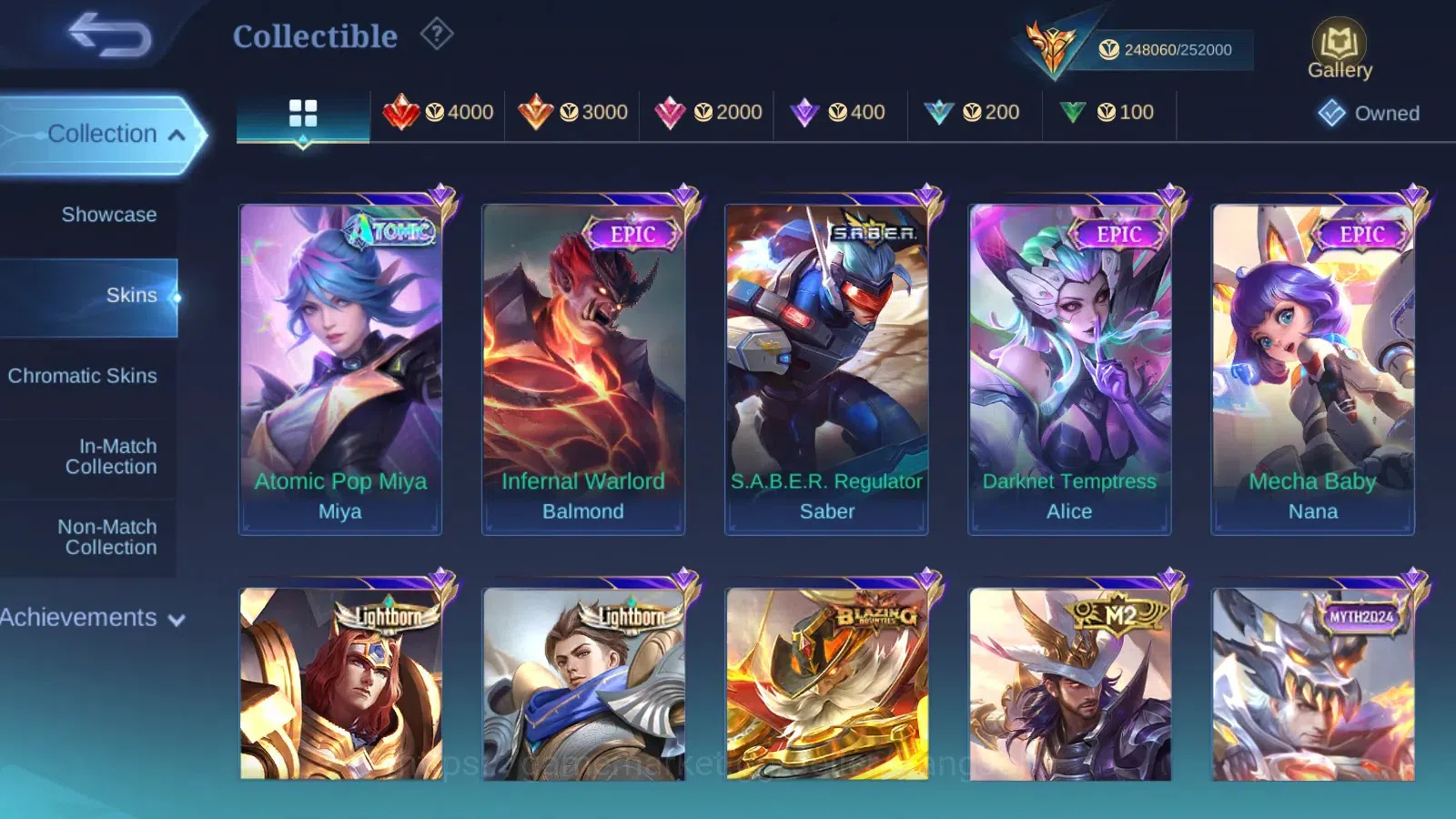 Mobile Legends: Bang Bang Accounts Hero 131|Skin 574 Legend Franco Lesley GS Lunox Va image 19