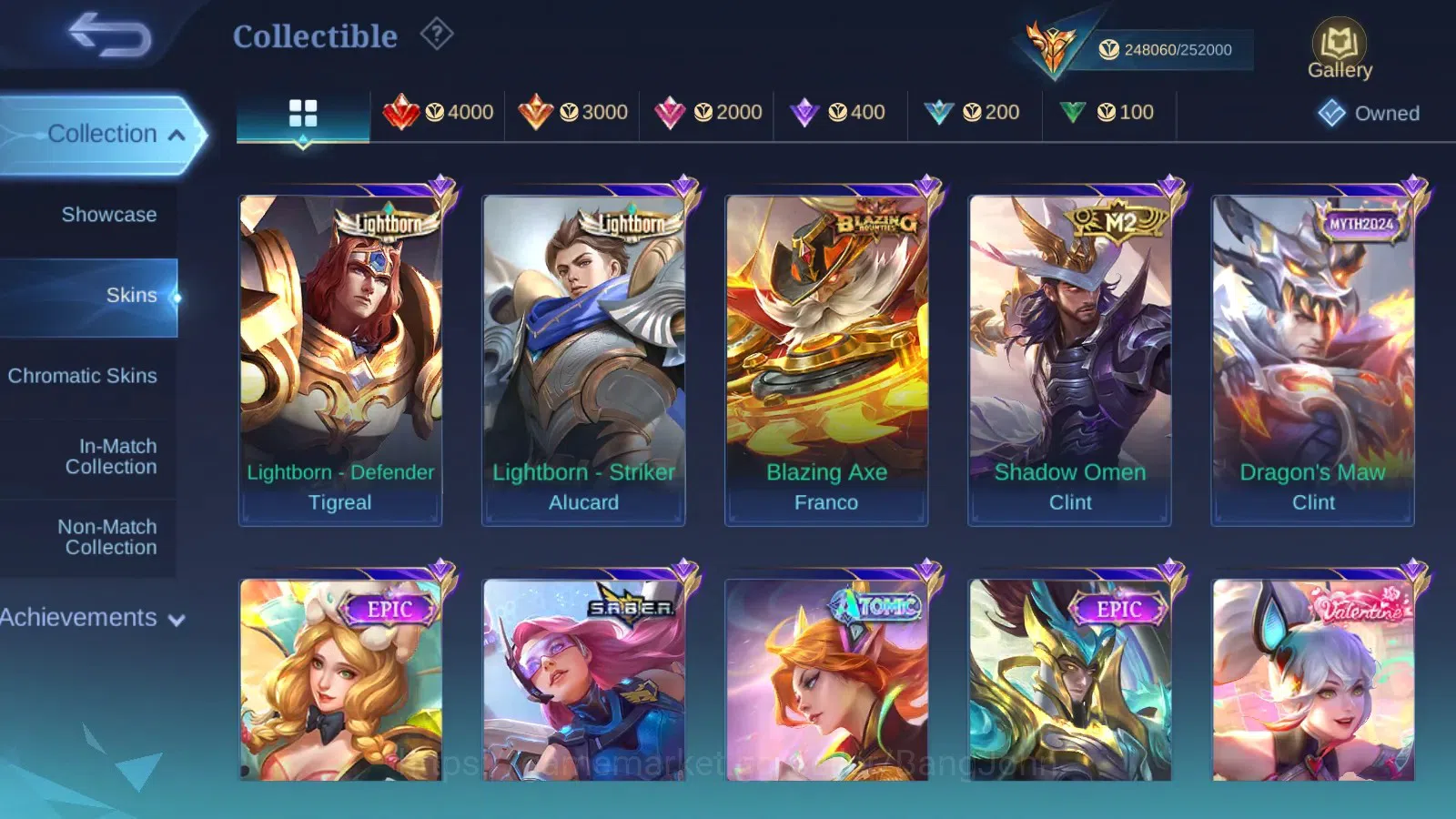 Mobile Legends: Bang Bang Accounts Hero 131|Skin 574 Legend Franco Lesley GS Lunox Va image 20