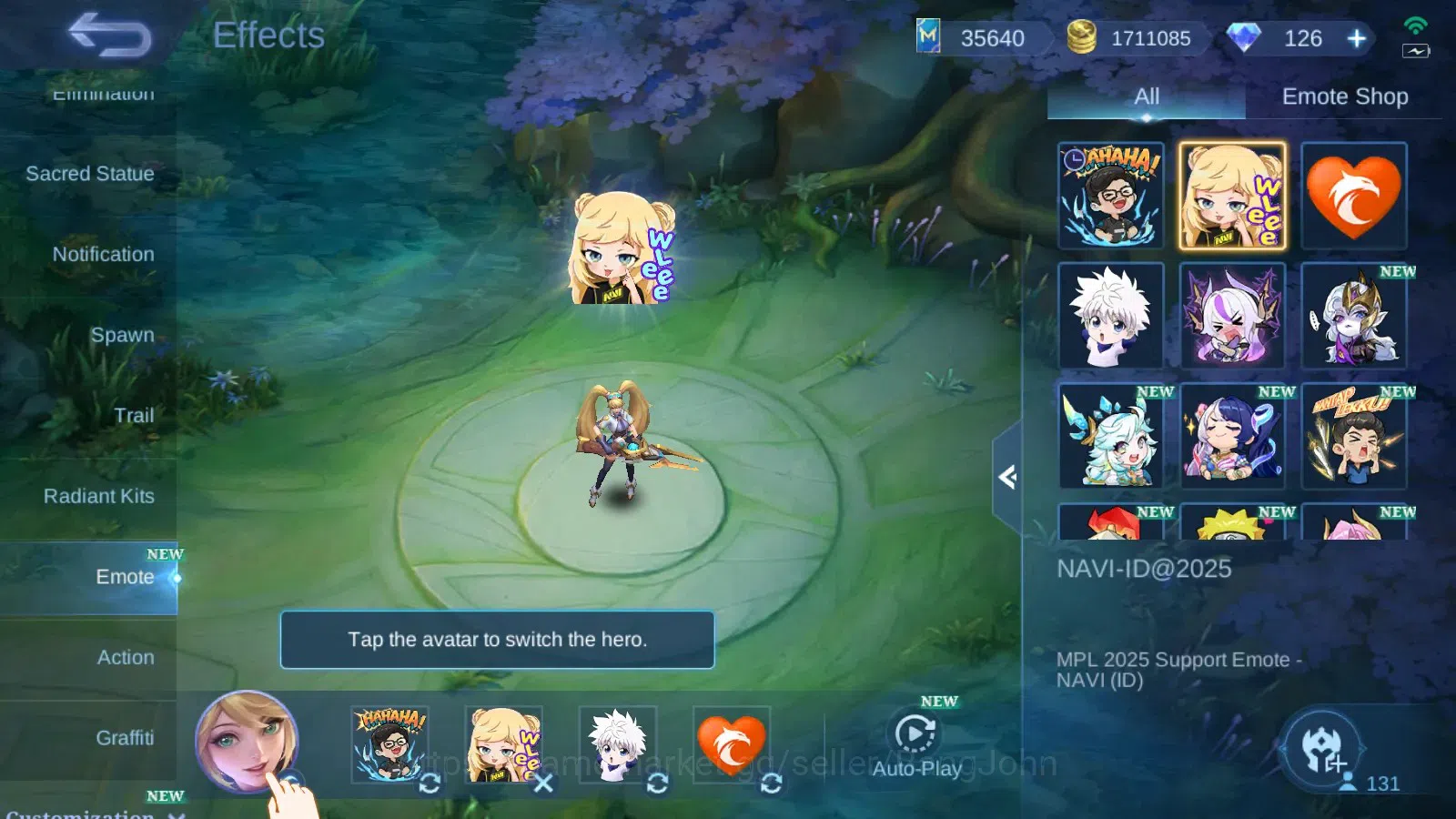 Mobile Legends: Bang Bang Accounts Hero 131|Skin 574 Legend Franco Lesley GS Lunox Va image 7
