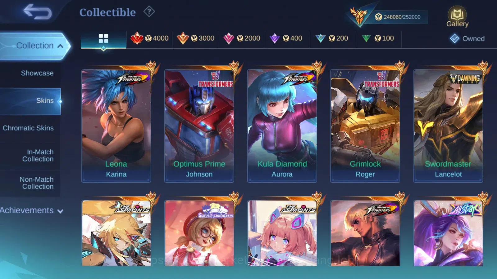 Mobile Legends: Bang Bang Accounts Hero 131|Skin 574 Legend Franco Lesley GS Lunox Va image 9