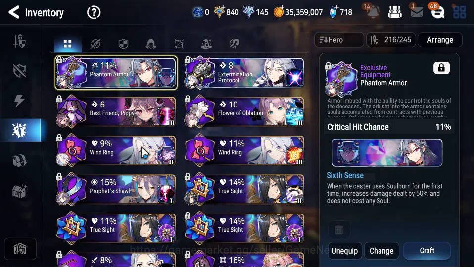 Epic Seven Accounts ASIA VERIF|20 ML(Dark Diane,LOT Scales,NM Luna,Etc image 15