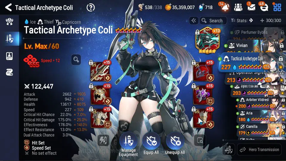 Epic Seven Accounts ASIA VERIF|20 ML(Dark Diane,LOT Scales,NM Luna,Etc image 5