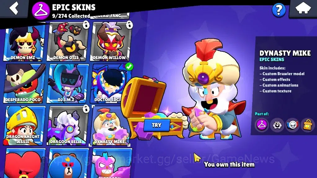 Brawl Stars Accounts 5877 Trophy|2,4K Bling|29 Brawlers 3 Max Lvl |9 Ep image 16