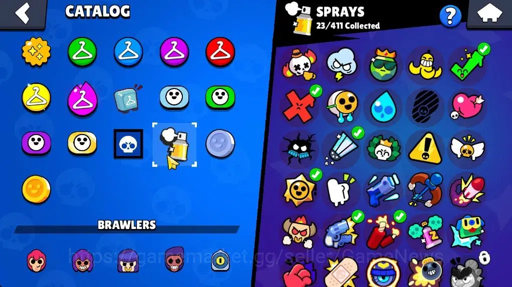 Brawl Stars Accounts 5877 Trophy|2,4K Bling|29 Brawlers 3 Max Lvl |9 Ep image 19