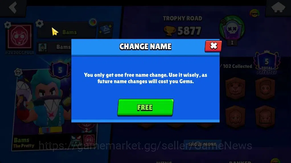 Brawl Stars Accounts 5877 Trophy|2,4K Bling|29 Brawlers 3 Max Lvl |9 Ep image 4