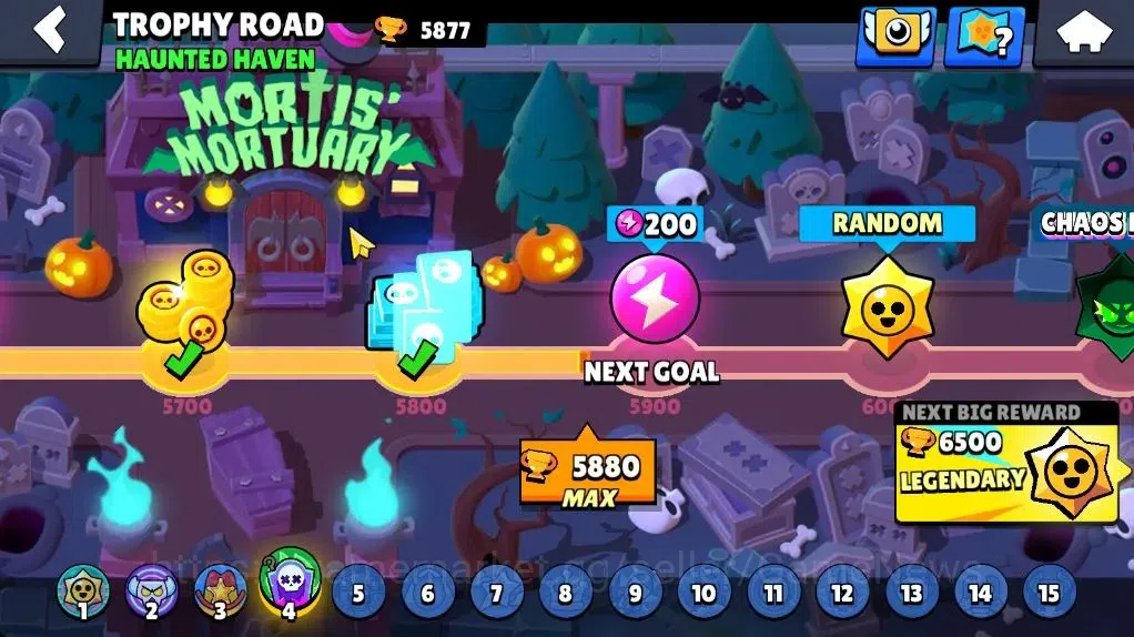 Brawl Stars Accounts 5877 Trophy|2,4K Bling|29 Brawlers 3 Max Lvl |9 Ep image 5