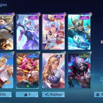 Mobile Legends: Bang Bang Accounts Rare Skin Global|49 Skin|Seasoned|Lightborn Alucard,Epic lunox Nana Yss,Summer