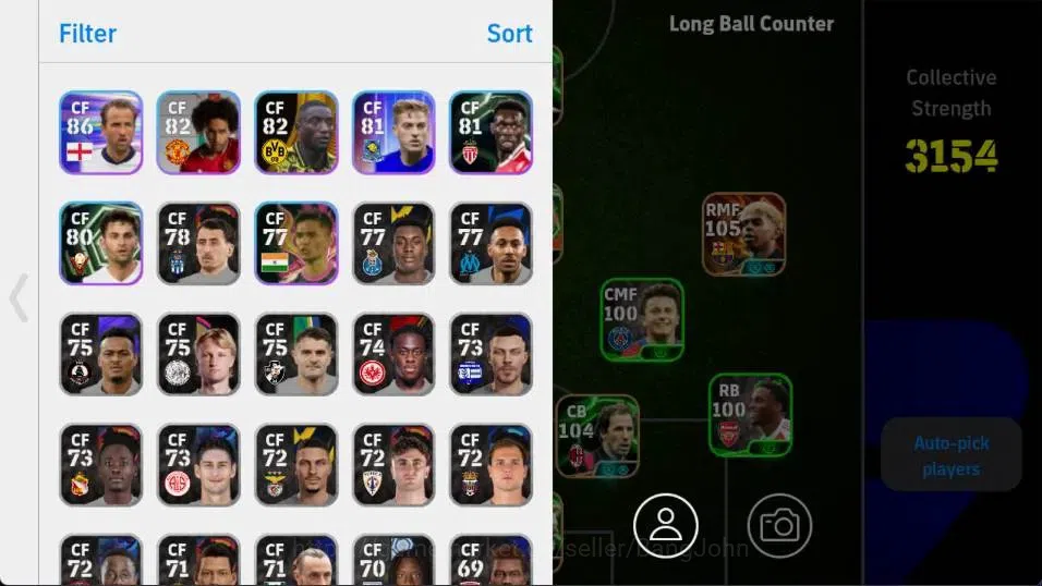 eFootball Accounts Android|PW 3154|E-BT Lamine Yamal|Epc Wesley Sneij image 3
