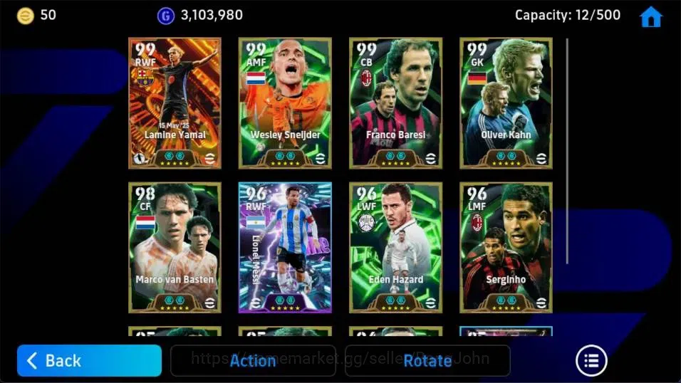 eFootball Accounts Android|PW 3154|E-BT Lamine Yamal|Epc Wesley Sneij image 5