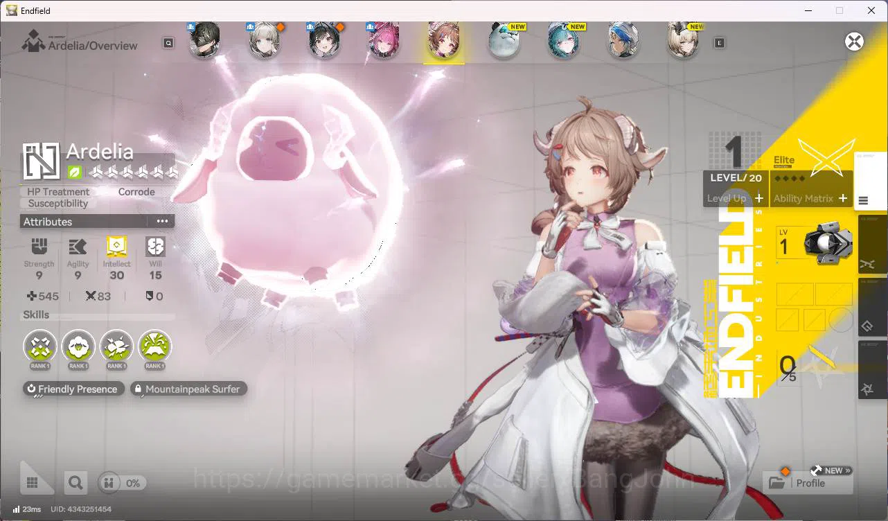 Arknights: Endfield Accounts ASIA | starter Yvonne, Ardelia | for sign n detail image 3