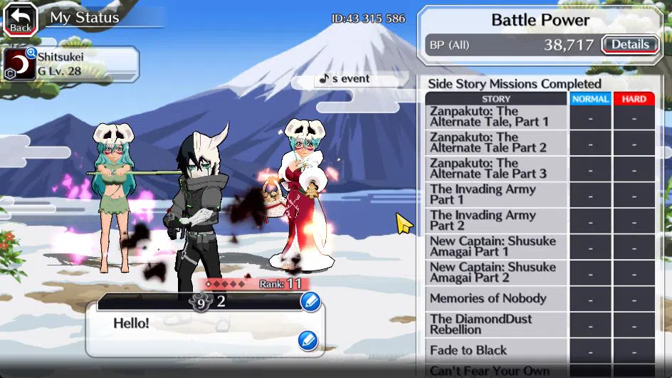 Bleach: Brave Souls Accounts Starter [GLOBAL]6K Orbs+Fresh All Story|Ulquiorra Future,Nelliel Christmas23,Nelliel 4