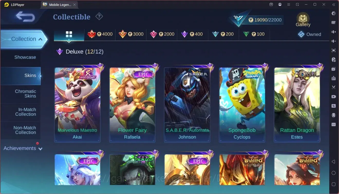 Mobile Legends: Bang Bang Accounts Global|Hero|85|Skin 95|Seasoned|Spongebob Cyclops| image 11