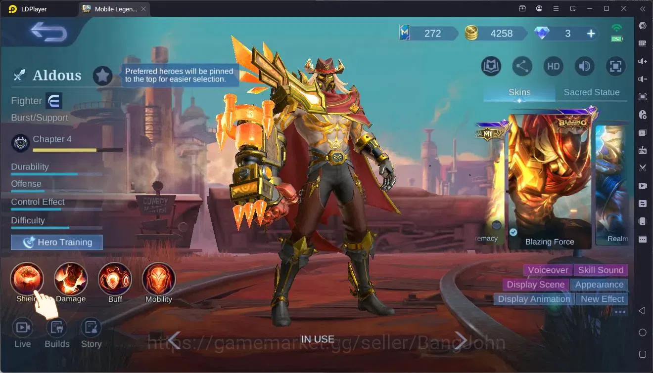 Mobile Legends: Bang Bang Accounts Global|Hero|85|Skin 95|Seasoned|Spongebob Cyclops| image 5