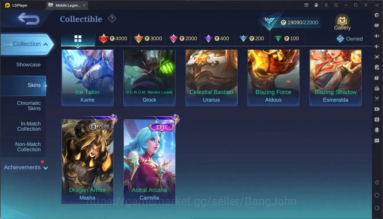 Mobile Legends: Bang Bang Accounts Global|Hero|85|Skin 95|Seasoned|Spongebob Cyclops| image 9