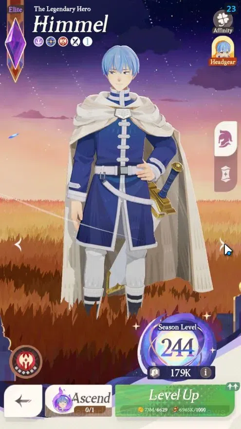 AFK Journey Accounts GLOBAL|2 Collab [Frieren,Himmel]|29 Epic[Aurora(Fr image 4