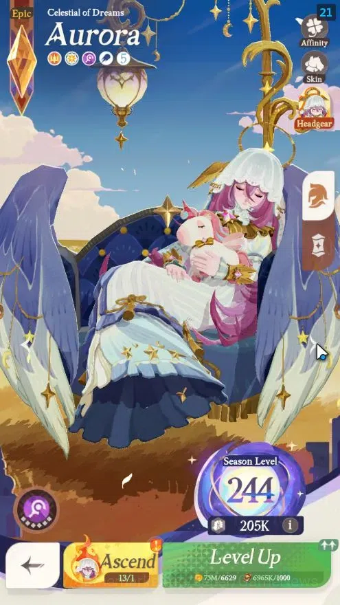 AFK Journey Accounts GLOBAL|2 Collab [Frieren,Himmel]|29 Epic[Aurora(Fr image 5