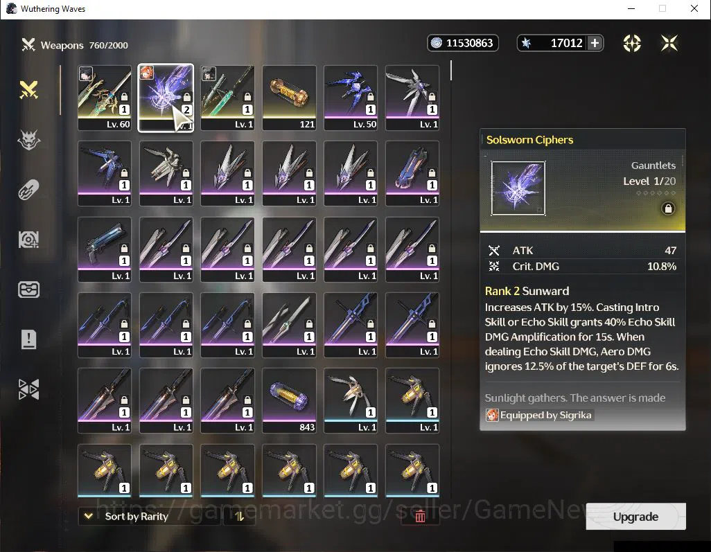 Wuthering Waves Accounts SEA|UL 46|17K Astrite|2 Limited | [Sigrik+Sign, Qi image 4