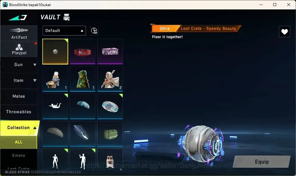 Blood Strike Accounts Others ASIA | 1 OPM Striker: Jack-Teh Strongest Hero|3 LEGENDARY GUN: M4A1, Kala, Spear|Check SS 6