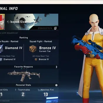 Blood Strike Accounts Others ASIA | 1 OPM Striker: Jack-Teh Strongest Hero|3 LEGENDARY GUN: M4A1, Kala, Spear|Check SS
