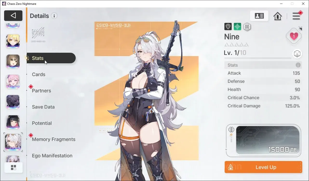 Chaos Zero Nightmare Accounts Asia Lv54 | Heidemarie EM2, MeiLin, Tiphera, Veron image 14