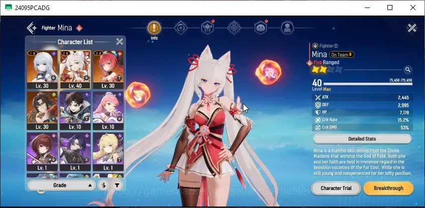 Mongil:Star Dive Accounts Global | AL 42 | NL 20 | 4 SSR Meta - Mina Awk 2, image 1