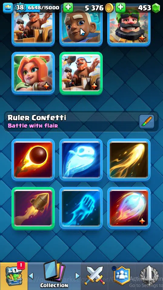 Clash Royale Accounts Lv 38|Trophy 7759|KTL 11|Limited Skin|Card 120|3 H image 11