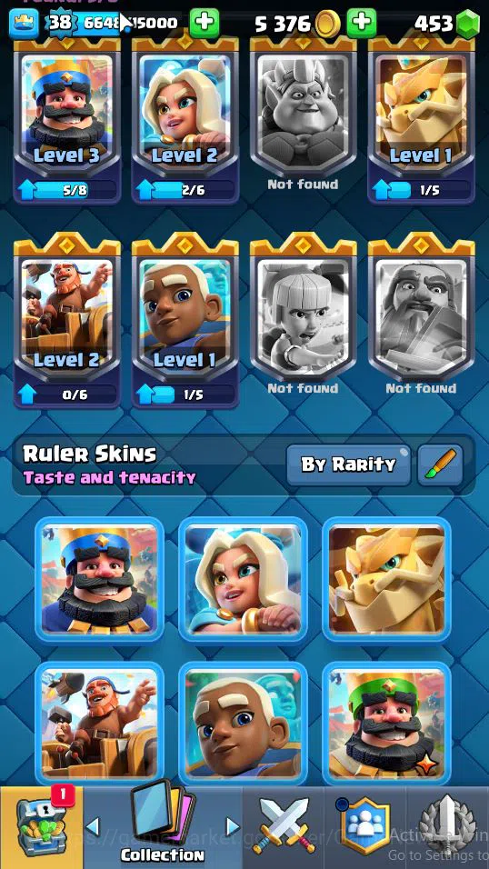 Clash Royale Accounts Lv 38|Trophy 7759|KTL 11|Limited Skin|Card 120|3 H image 12