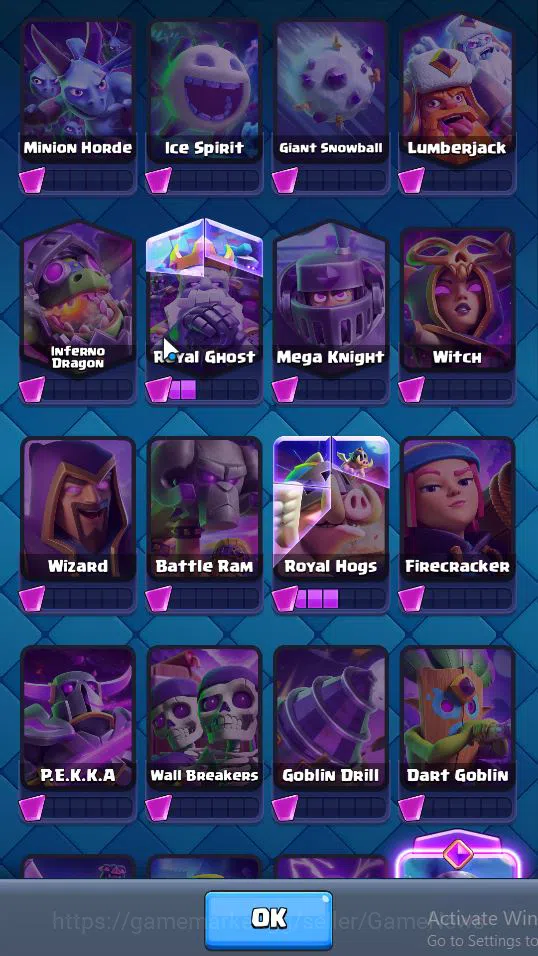 Clash Royale Accounts Lv 38|Trophy 7759|KTL 11|Limited Skin|Card 120|3 H image 18