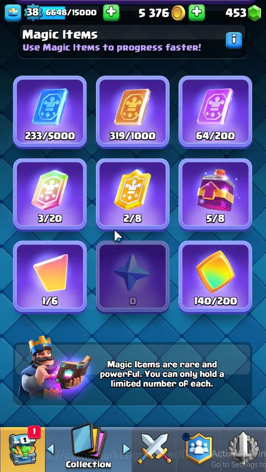 Clash Royale Accounts Lv 38|Trophy 7759|KTL 11|Limited Skin|Card 120|3 H image 20
