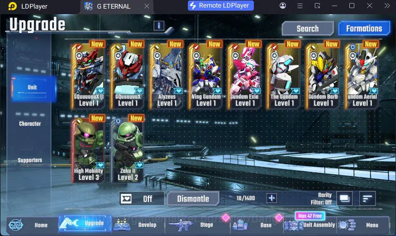 SD Gundam G Generation ETERNAL Accounts Global Rank 1 | FreshStory | 106+K Diamond, Selector Banner On, 8Gundam SSR+ 1Supp 2