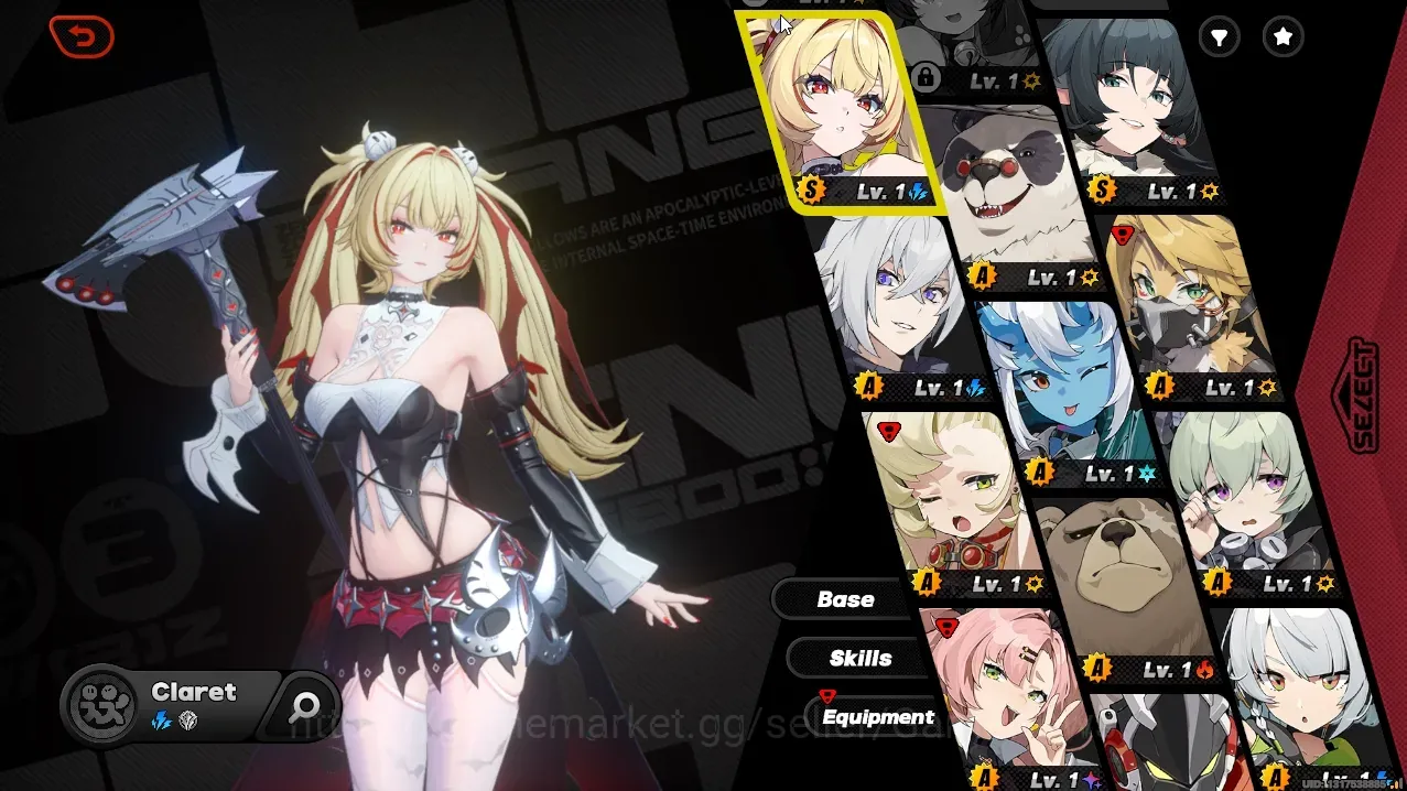 Zenless Zone Zero Accounts Starter ASIA |IK 05|S1 Prologue|2 Limited|( Claret Flint, Jane Doe +Signature )|All Unset|MC 1