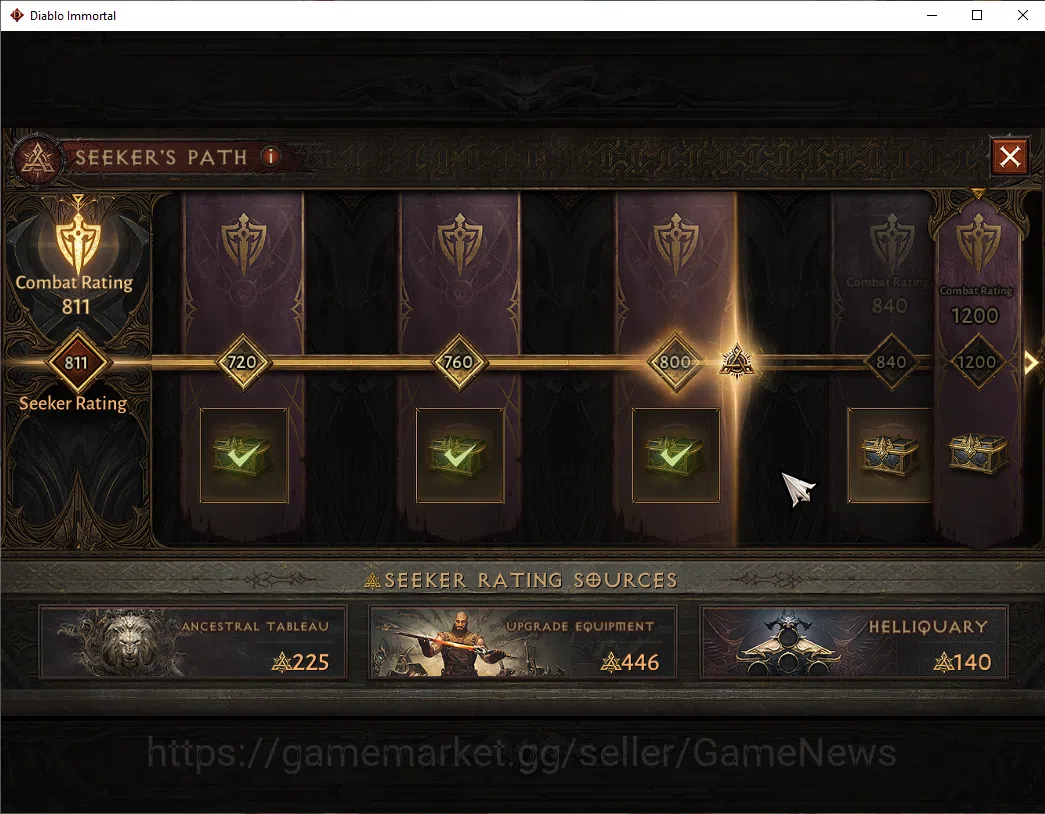 Diablo Immortal Accounts NA - High Heaven|CS ON|Lv60(534)|Druid|CR 35k|Reso image 11