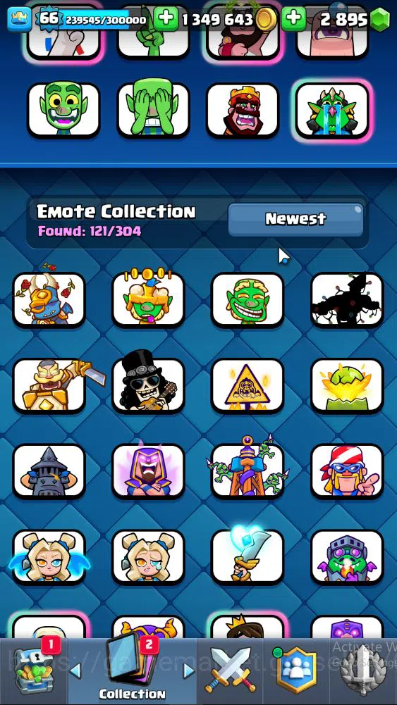 Clash Royale Accounts Lvl 66|Trophy 10324|KTL 15|Limited Skin|Card 121|1 image 7