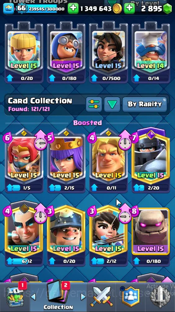 Clash Royale Accounts Lvl 66|Trophy 10324|KTL 15|Limited Skin|Card 121|1 image 11