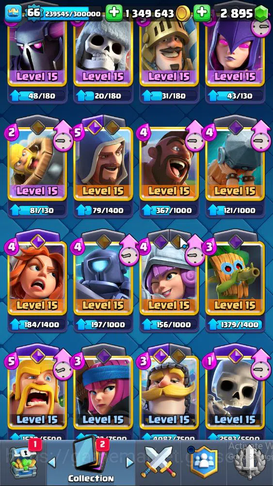 Clash Royale Accounts Lvl 66|Trophy 10324|KTL 15|Limited Skin|Card 121|1 image 12