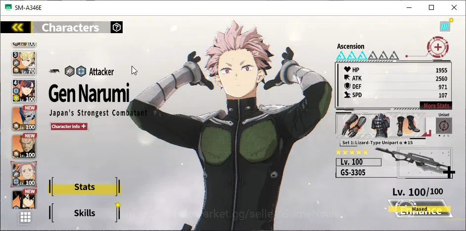 Kaiju No. 8 The Game Accounts [MOBILE]23 SSR|Christmas: Gen&Kikoru+SignA2,Meixin image 5